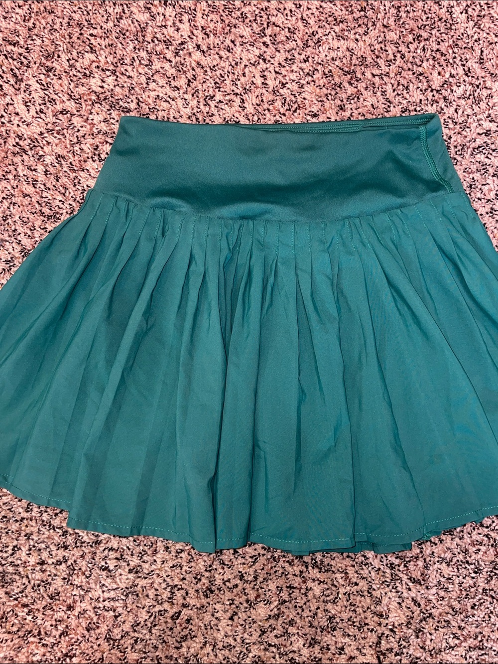 All In Motion Pleated Flowy Active Tennis Skort XS NWOT Emerald Green